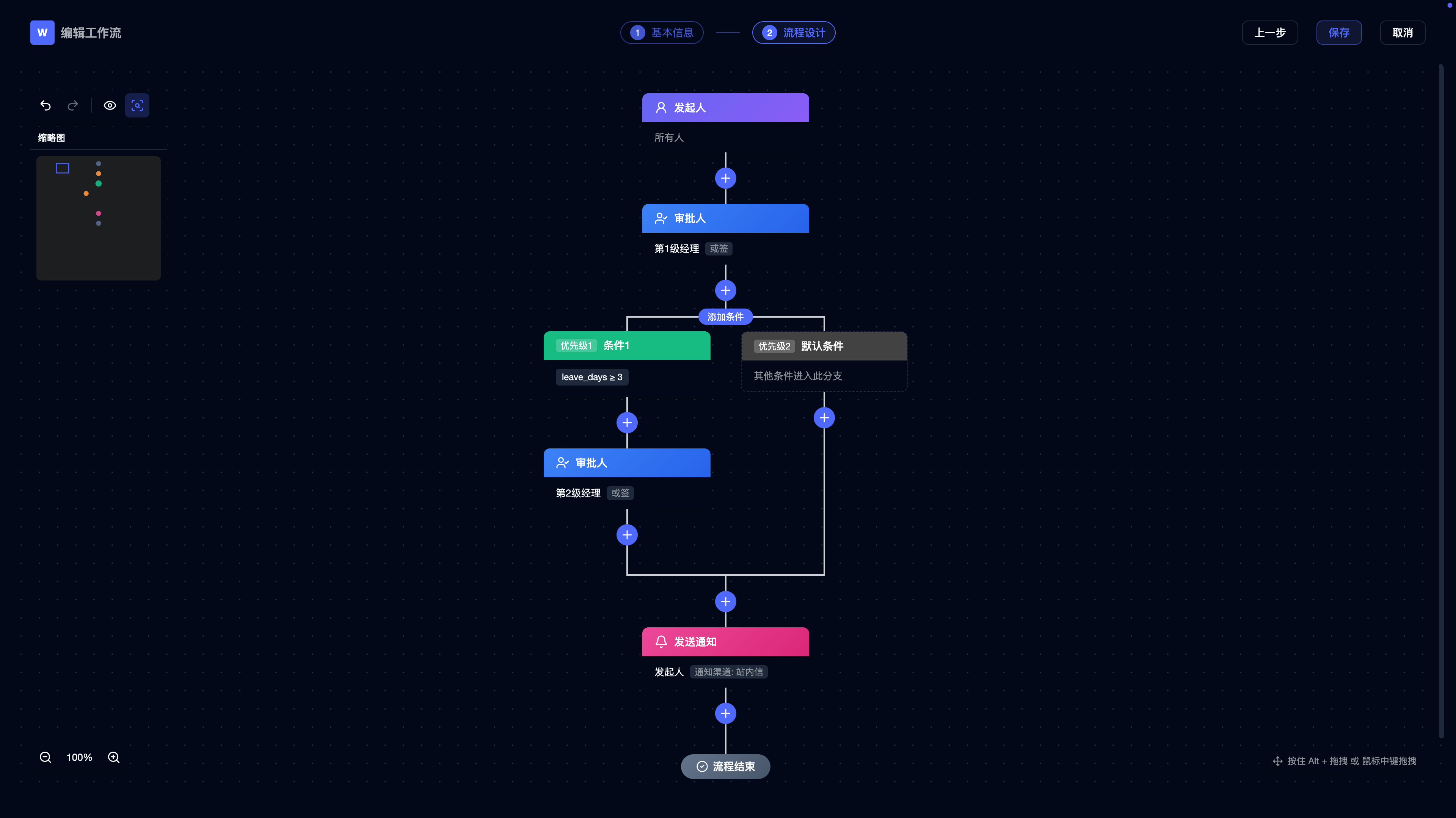 流程设计器截图